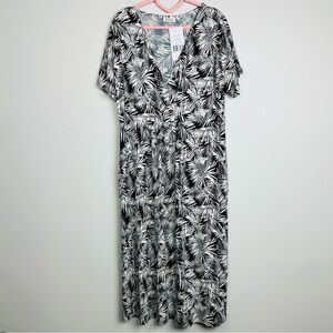 Masai NWT Nardi dress Fitted Black and white Size XL